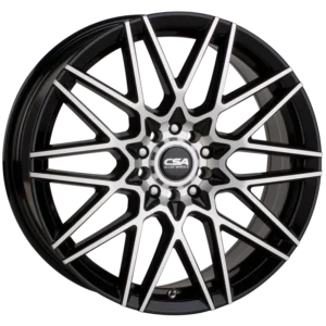 CSA Hotwire Gloss Black Machined Face 17x7