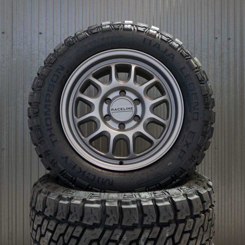 Mickey Thompson 265:60r18 Baja Legend EXP 18 Raceline ROUGE Rim Mickey Thompson 265:60r18 Baja Legend EXP 18 Raceline ROUGE Rim